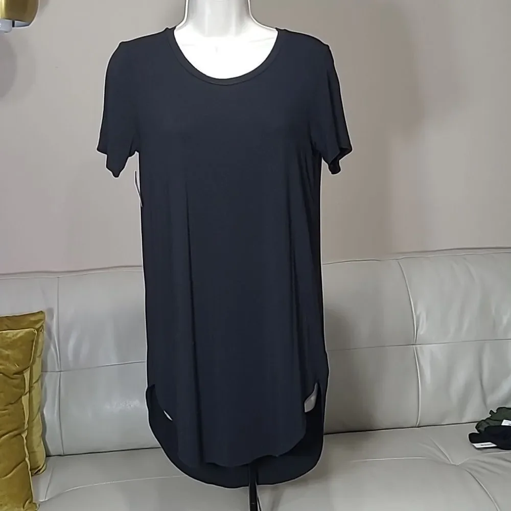 @danniejbdb 4 Daily Ritual Jersey Short Sleeve Shirts W/ S High-Low Tunic NWT - Picture 7 of 15